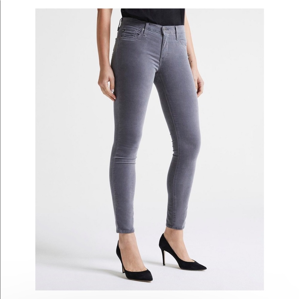 Ag Adriano Goldschmied Velvet Legging Ankle Size 27